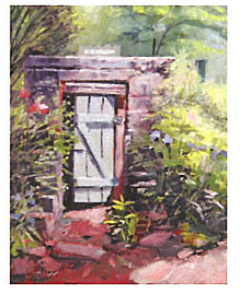 The Pumphouse painting